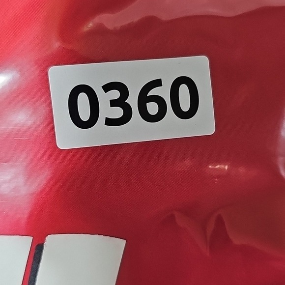 WISCONSIN Red Full-Zip Jacket with Logo Neopreme with contrasting white zippers - Picture 11 of 11
